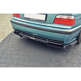 Накладка сплиттер на задний бампер на BMW M3 E36